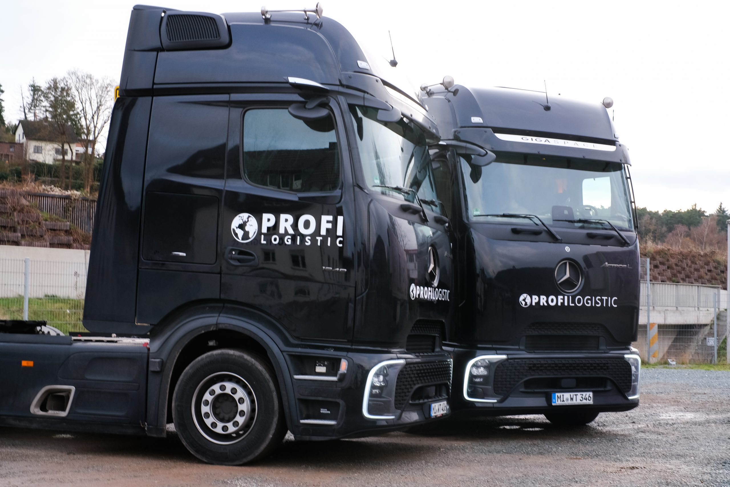 Profi Logistic Flotte auf dem Betriebshof